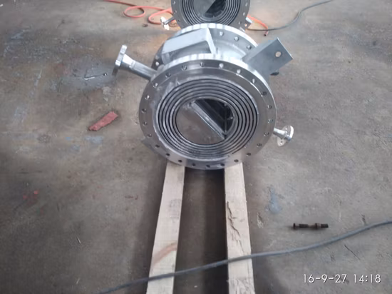 Съемный спиральный теплообменник из нержавеющей стали, изготовленный по индивидуальному заказу.