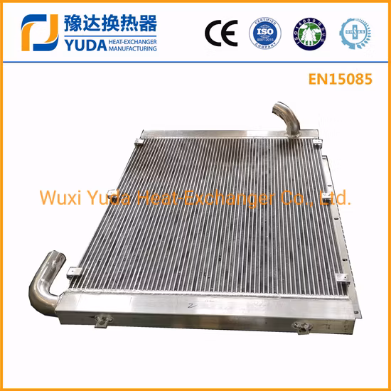 Радиатор гидравлического масла для экскаваторов из алюминиевых пластин для вторичного рынка